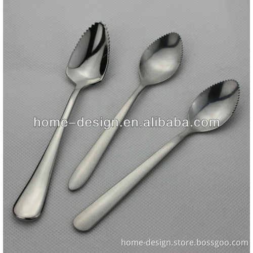 Stainless steel grapefruit spoon